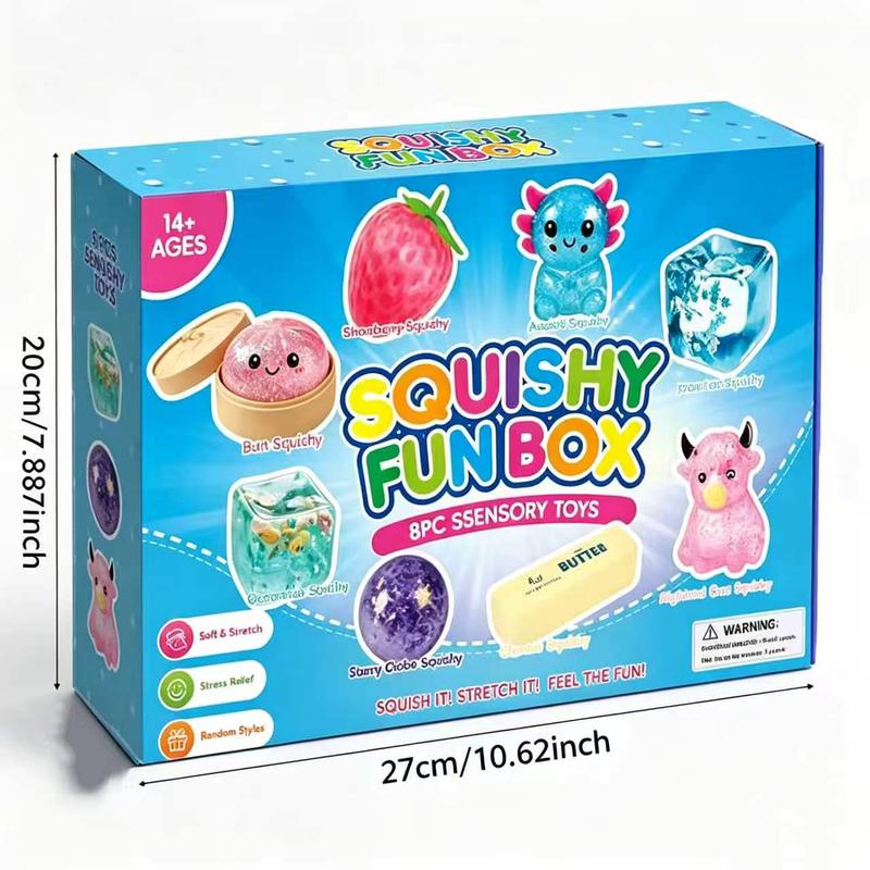 Squishmee Fun Box 8pc Mystery Set