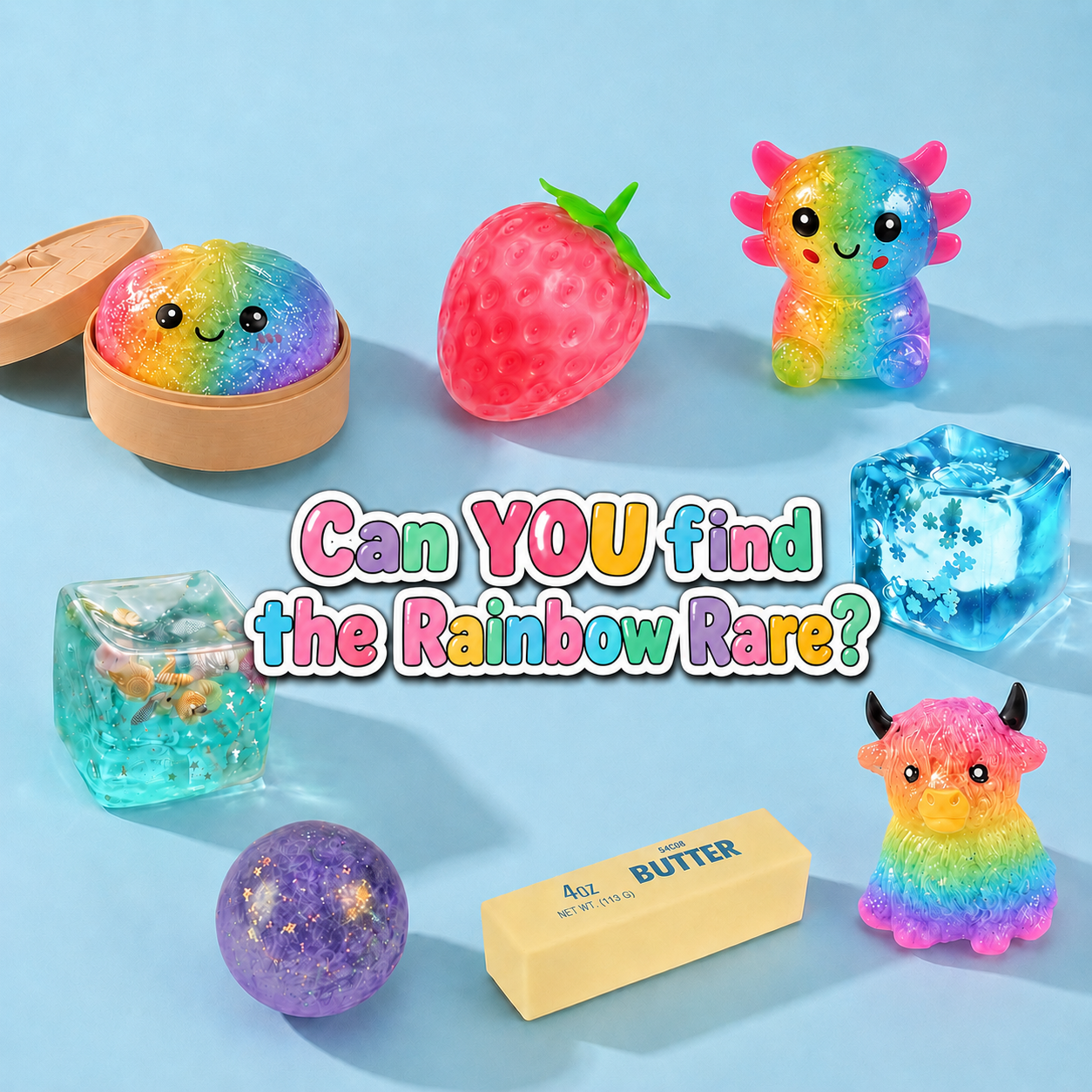 Squishmee Fun Box 8pc Mystery Set